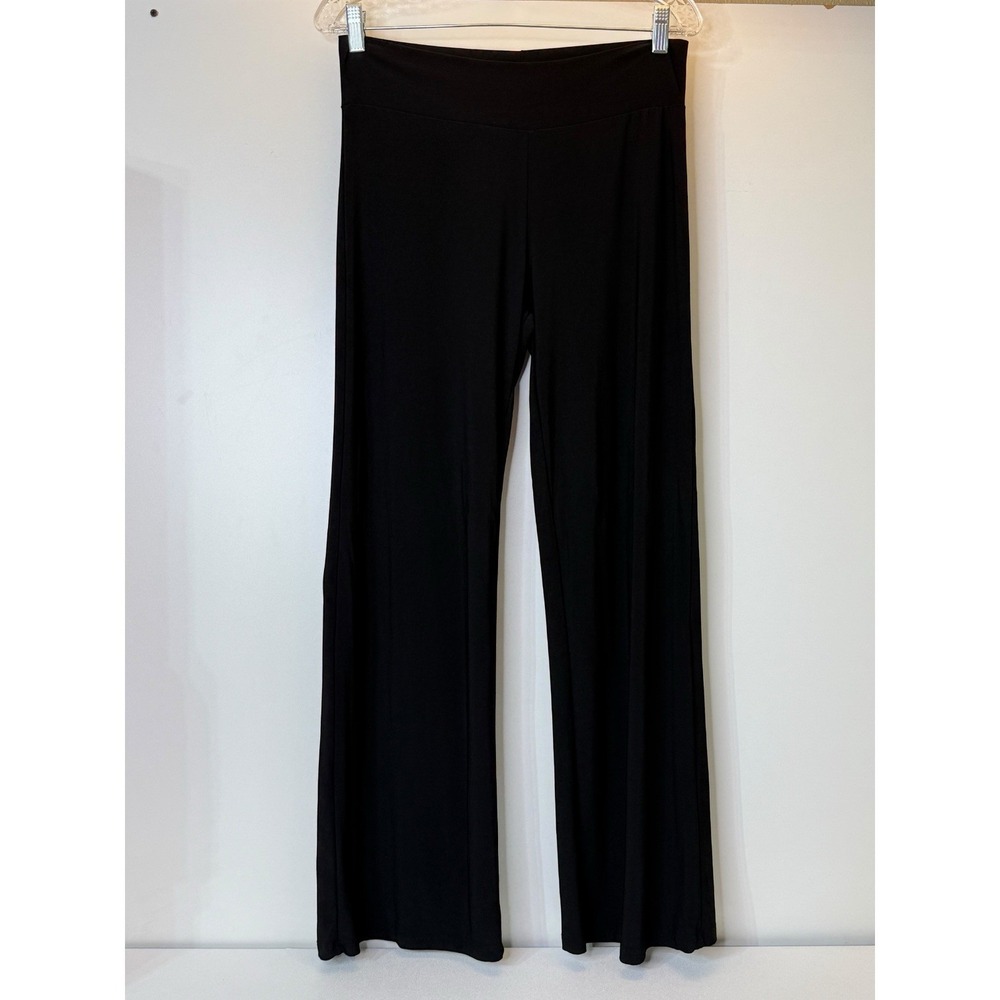Only 9 Black Flowy Liquid Knit Pull Up Lightweight Stretchy Pants Women M